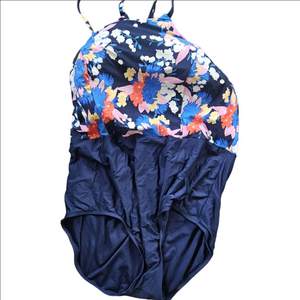 Floral Women's Plus Size 3X One Piece Swimsuit